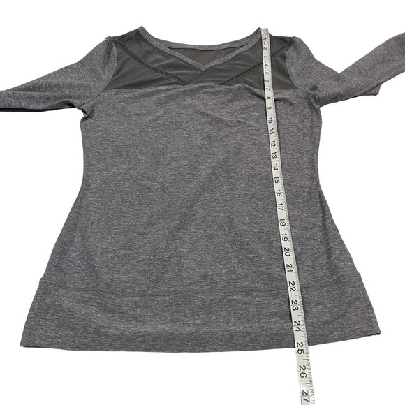 Lululemon Just Breathe Gray Long Sleeve Top Appx Size 8 - Picture 8 of 8